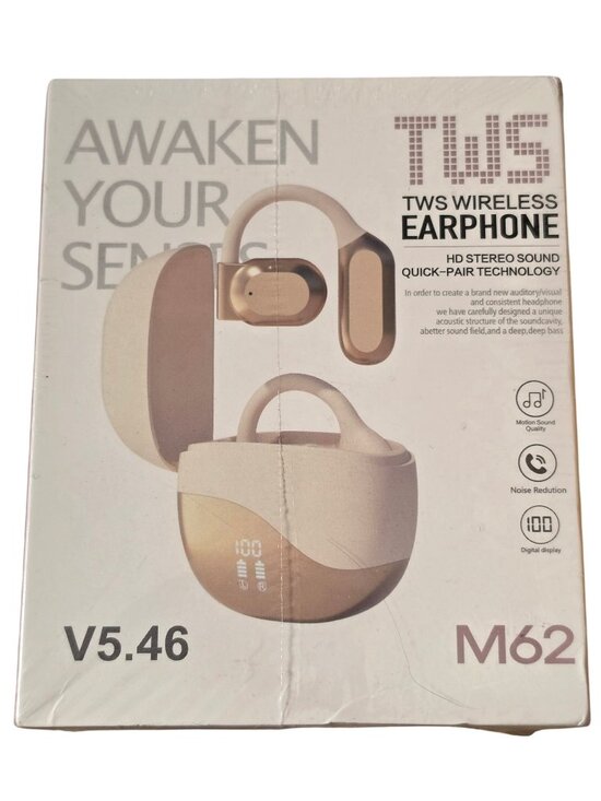 Tws Other - TWS Wireless Translator Earbuds M62 – Bluetooth V5.46 – Real Time Translation Ea